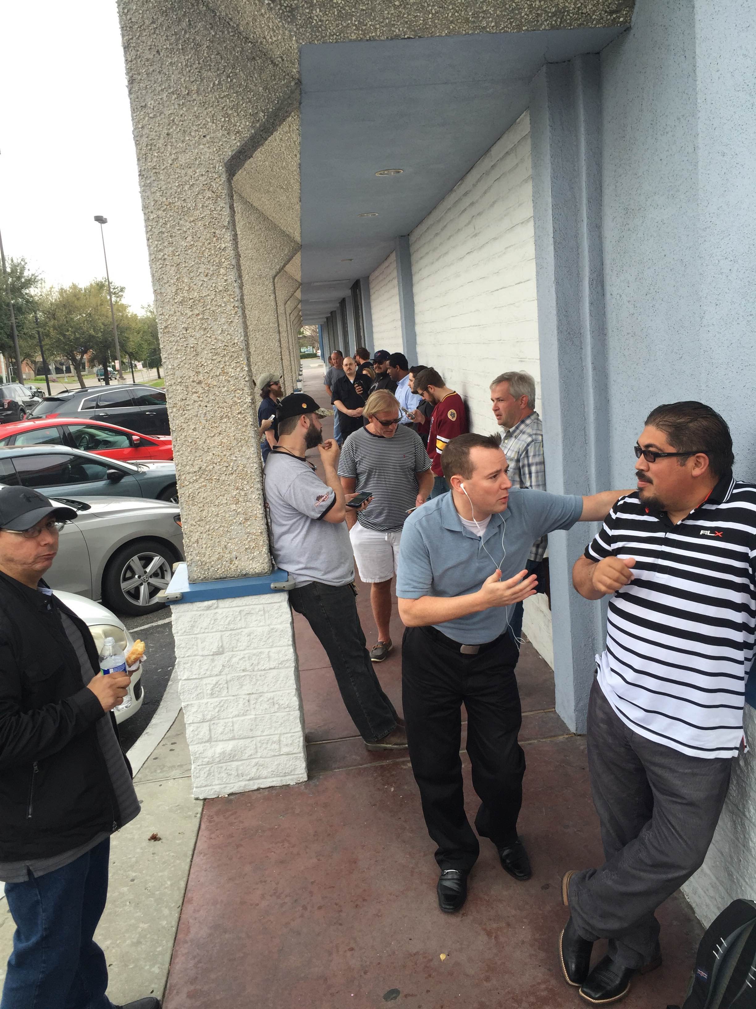 The line at Spec's Smith Street was long for the release on Monday, February 29th.