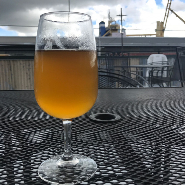 Drinking Out Tequil-Ya while watching boats float down the Mississippi