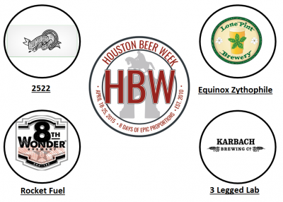 The flight that started it all: Houston Beer Week's inaugural flight.