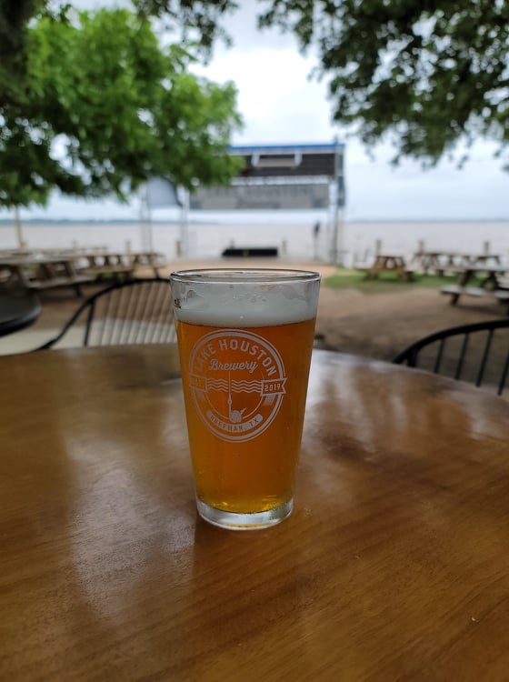 Lake Houston Brewery Beer LFG