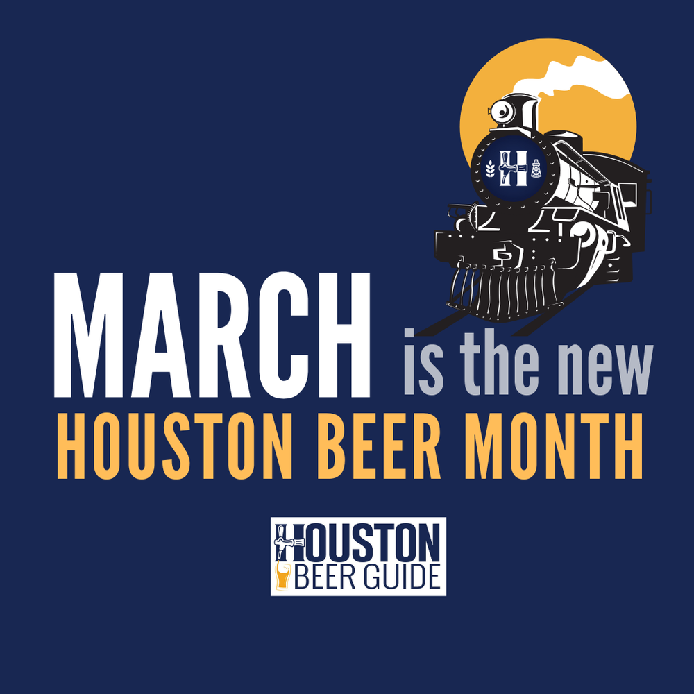 houston beer month train