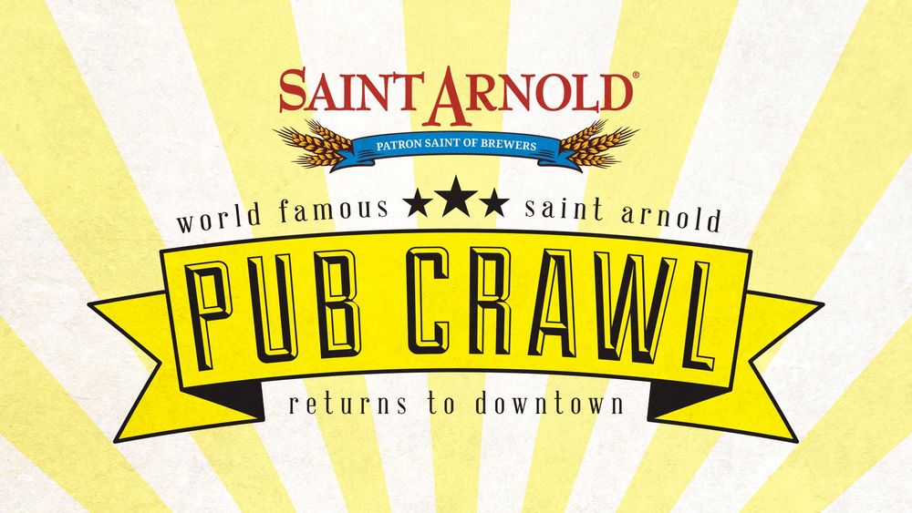 Saint Arnold Pub Crawl Downtown