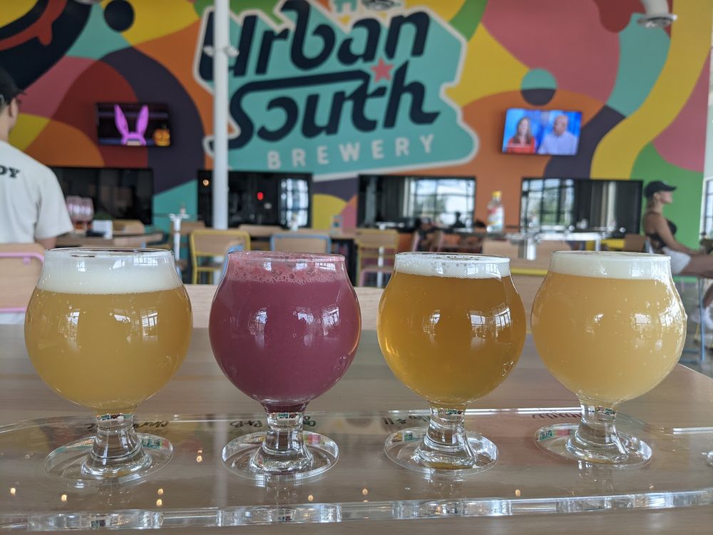 Urban South HTX Beer Flight