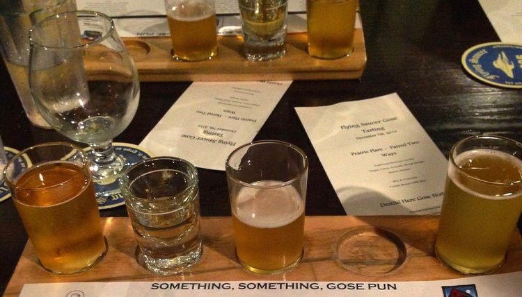 Flying Saucer Gose Tasting Feature