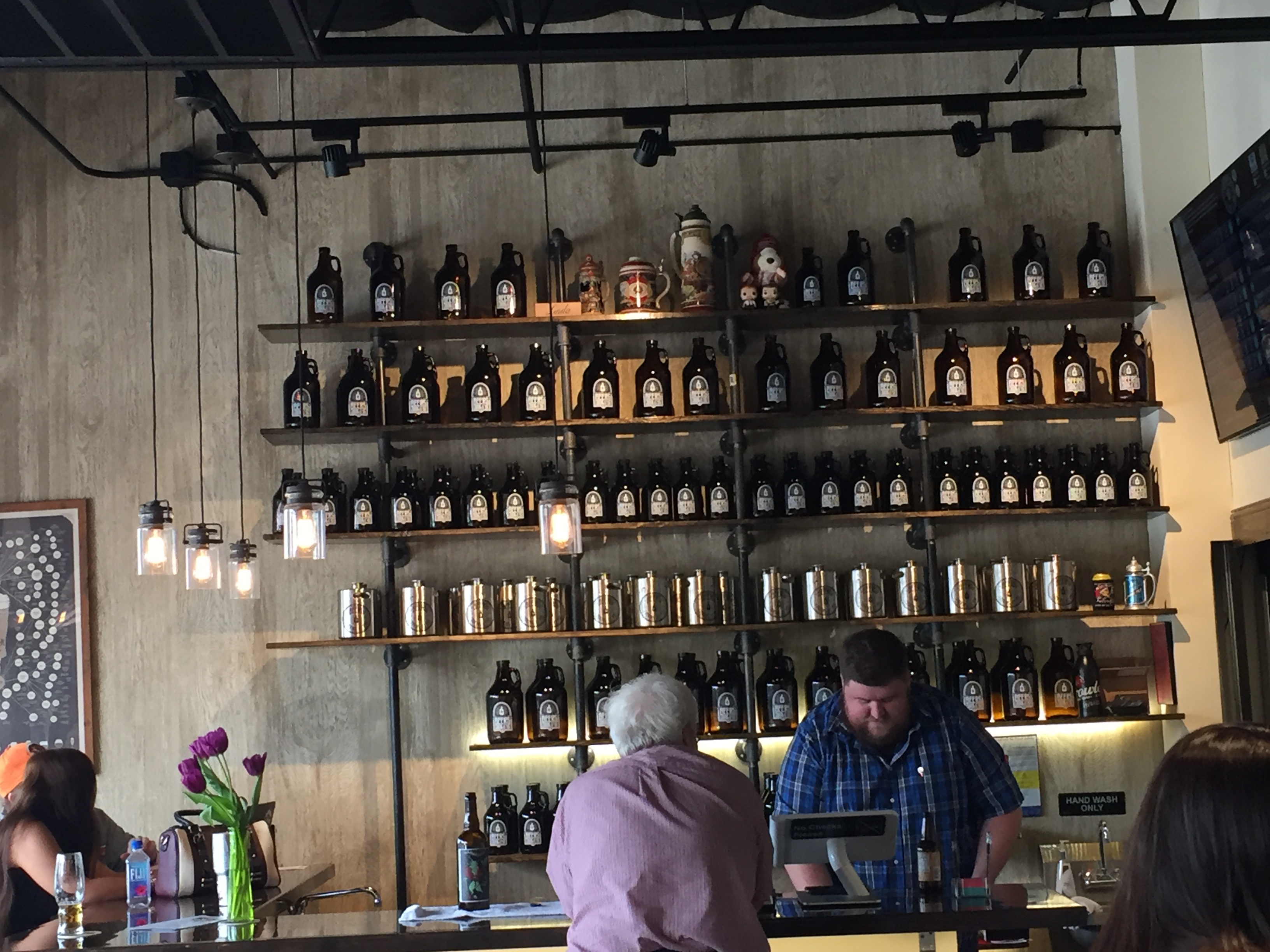 Beers Looking At You Growler Wall