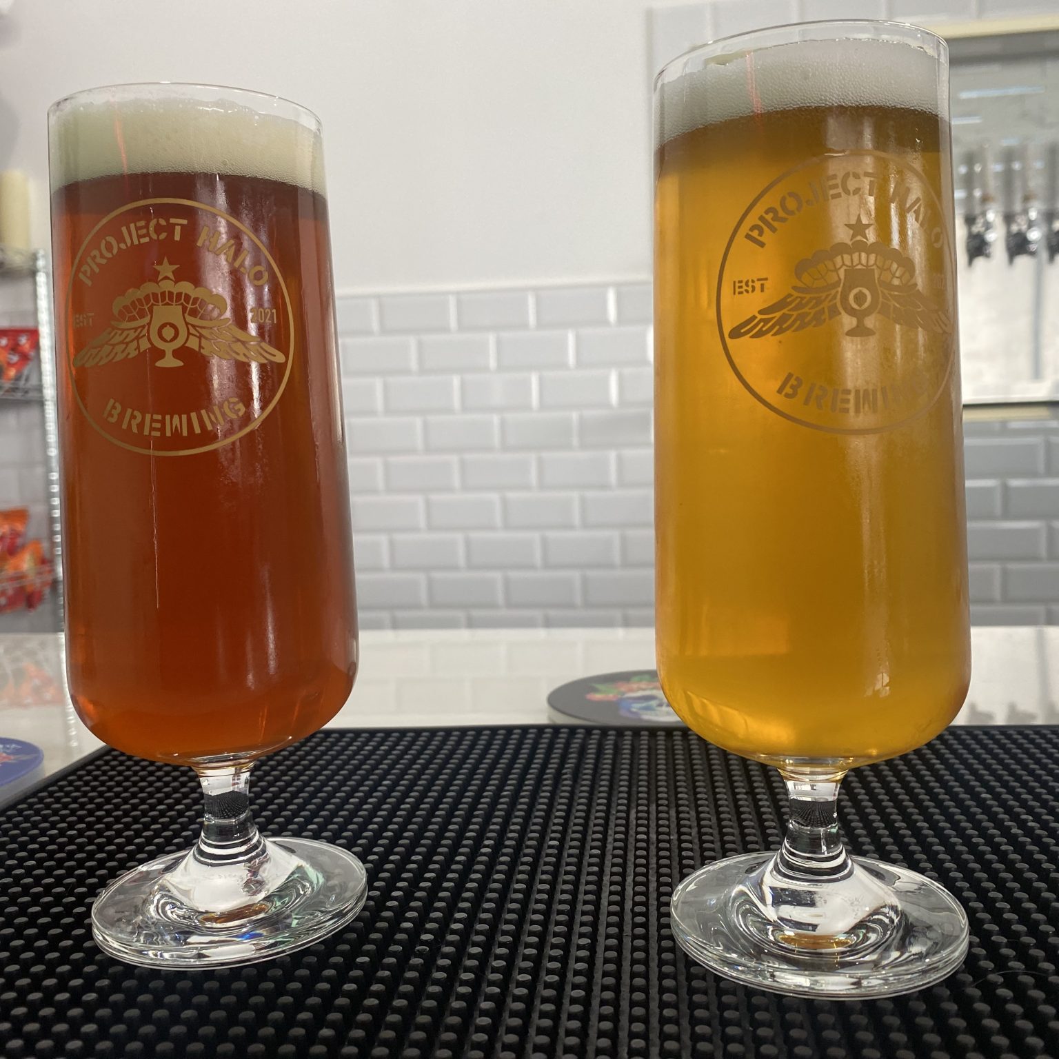 Project Halo Brewery’s Disco Demon Triple Black IPA & Challenge Coin